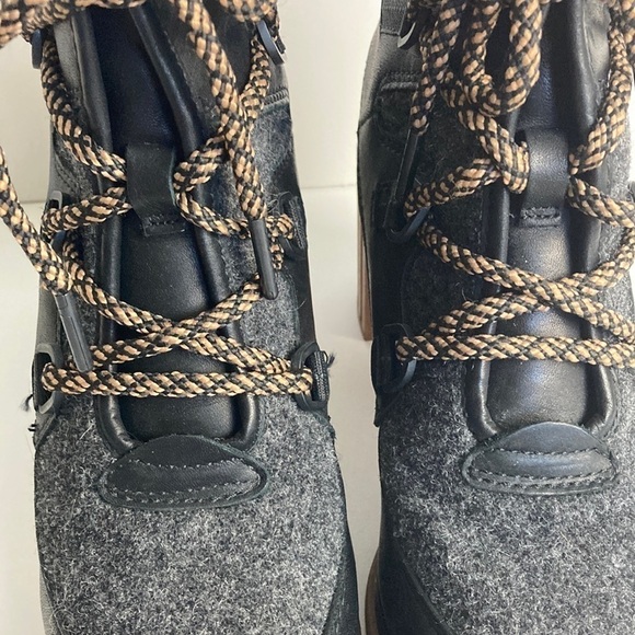 Sorel Blake Waterproof Leather Lace-up Boots Black  NL3306-010 Gorpcore Winter - Picture 9 of 16